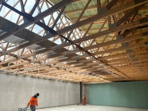 mgdachy drewniane wiązary dachowe biedronka